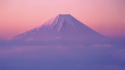 富士山晨曦云海 自然风光 山峰 云海 4K