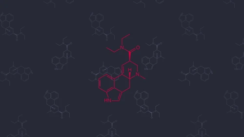 LSD分子结构图 化学 分子结构 科学 4K
