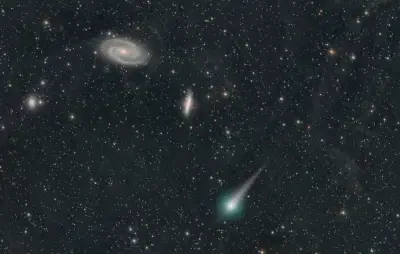 星云与流星 星系 星云 流星 1080P