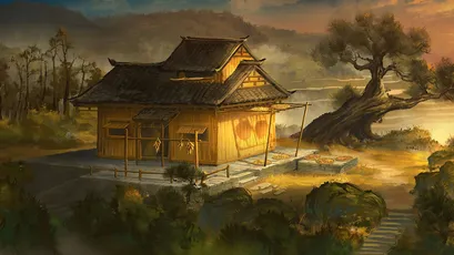 古寺晨曦 古寺 晨曦 自然 4K