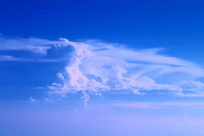 蓝天白云 天空 云 蓝色 4K