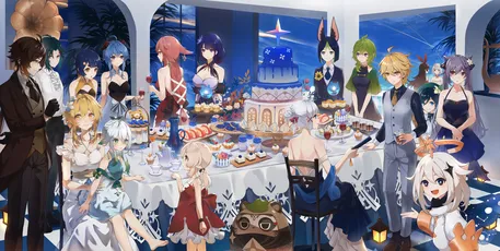 梦幻宴会 动漫 宴会 奇幻 4K