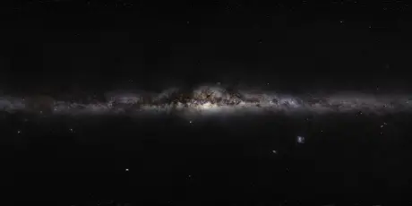 银河系全景 宇宙 星空 银河 4K