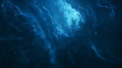 深海星云 宇宙 星云 深蓝 4K