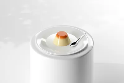简约甜品艺术 极简主义 甜品 白色 4K