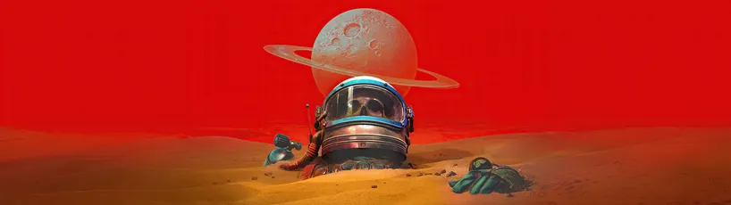 宇航员在红色星球上 科幻 红色星球 宇航员 4K