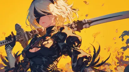 战斗中的女战士 战斗 女战士 剑 1080P