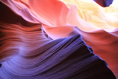 彩色岩石纹理 自然景观 抽象艺术 粉色 4K