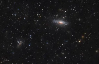 深邃星空中的星系 天文学 深空摄影 星系 2K