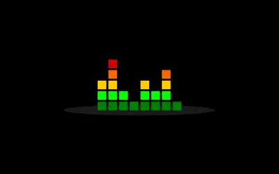 像素化音量条 像素艺术 音量条 彩色 2K
