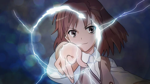 少女操控闪电 动漫 魔法 闪电 1080P