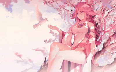 樱花少女 樱花 少女 唯美 4K