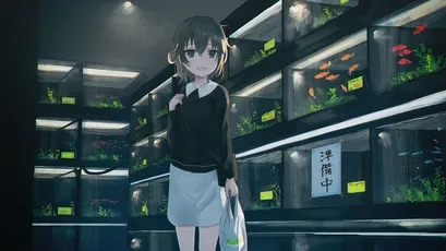 水族馆少女 动漫 水族馆 少女 4K