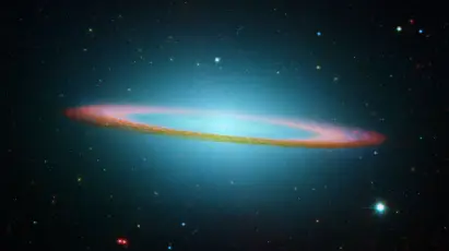 星系环状结构 宇宙 星系 光环 2K