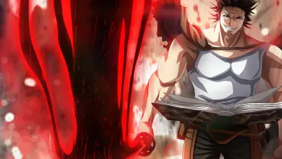 红色怒焰中的战士 动漫 战斗 红色 4K