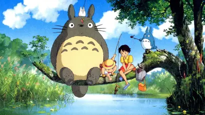 龙猫与男孩 动画 自然 温馨 1080P