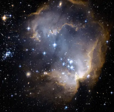 壮丽的恒星诞生区 星云 宇宙 太空 4K