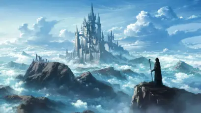 云海之上的奇幻城堡 奇幻 城堡 云海 1080P