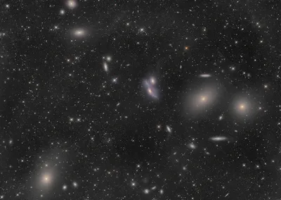 星系群深空图 宇宙 星系 深空 2K