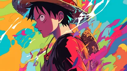 One Piece 动漫 色彩鲜艳 动感 4K