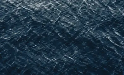 深蓝波纹 海洋 水面 波纹 2K