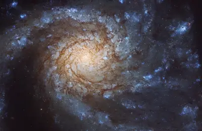 螺旋星系之美 宇宙 星系 螺旋 2K