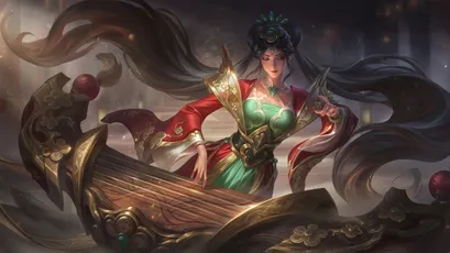 神秘东方女神 幻想 东方风格 红色 8K