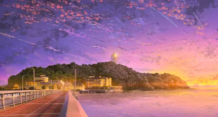 黄昏海景桥 海边 桥梁 日落 4K