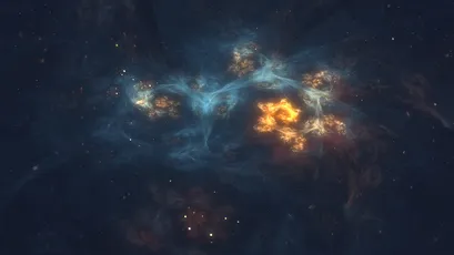 宇宙中的神秘星云 宇宙 星云 深空 2K