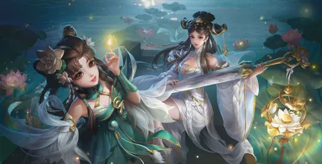 仙侠少女莲花池 仙侠 少女 莲花池 8K