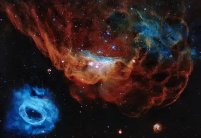 绚丽的宇宙星云 宇宙 星云 太空 1080P
