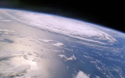 地球气旋 气旋 地球 云层 1080P