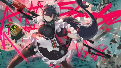 机械少女战斗 动漫 机甲 战斗 4K