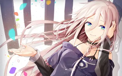 梦幻粉色少女 动漫 幻想 粉色头发 2K
