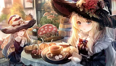 秋日茶会 茶会 秋天 暖色调 4K