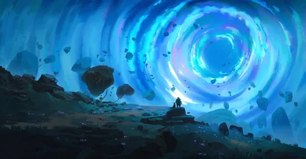 神秘星涡 科幻 宇宙 梦幻 4K