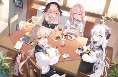 少女茶会时光 动漫 校园 茶会 4K