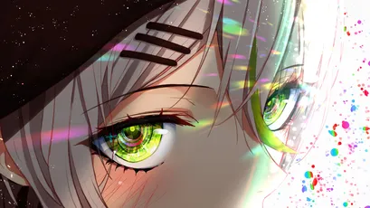 动漫女孩眼神 动漫 女孩 眼神 4K