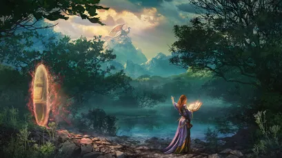 奇幻森林之门 奇幻 森林 魔法 4K