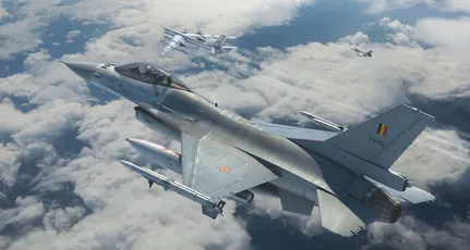 空中编队飞行 战斗机 高空飞行 军事 4K