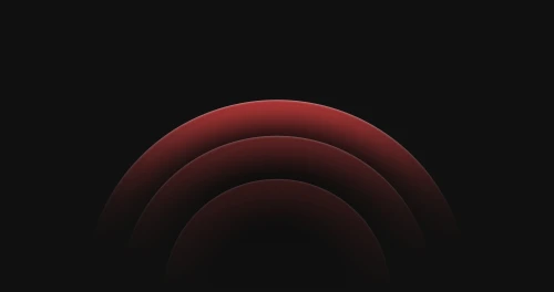 暗红弧形渐变 抽象 极简 深色 4K