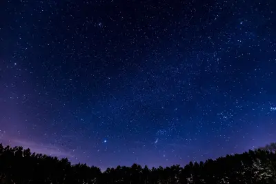 星空夜景 夜空 繁星 深蓝 1080P
