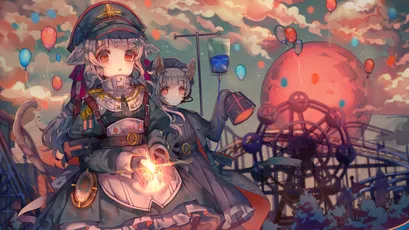 梦幻蒸汽朋克 蒸汽朋克 幻想 暖色调 1080P