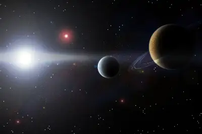 宇宙行星系统 宇宙 行星 科幻 8K
