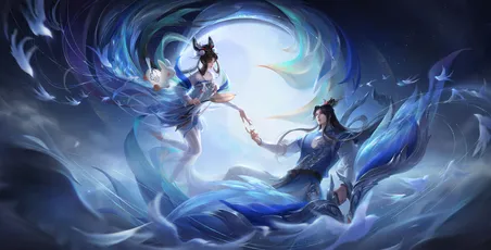 影视游戏 仙侠 奇幻 蓝色调 8K