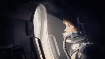 太空宇航员 科幻 未来感 深空 1080P