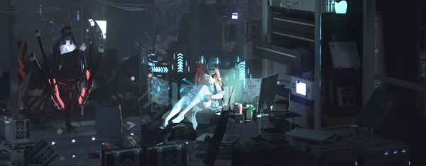 赛博朋克实验室 科幻 暗黑 未来 4K