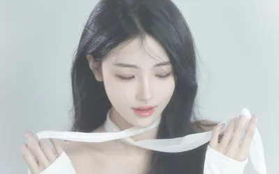 白纱轻舞 人物 写真 白色 4K