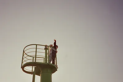 高处观景 高处观景 人物 天空 SD
