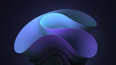 流光溢彩的抽象艺术 抽象艺术 现代风格 蓝色紫色 4K